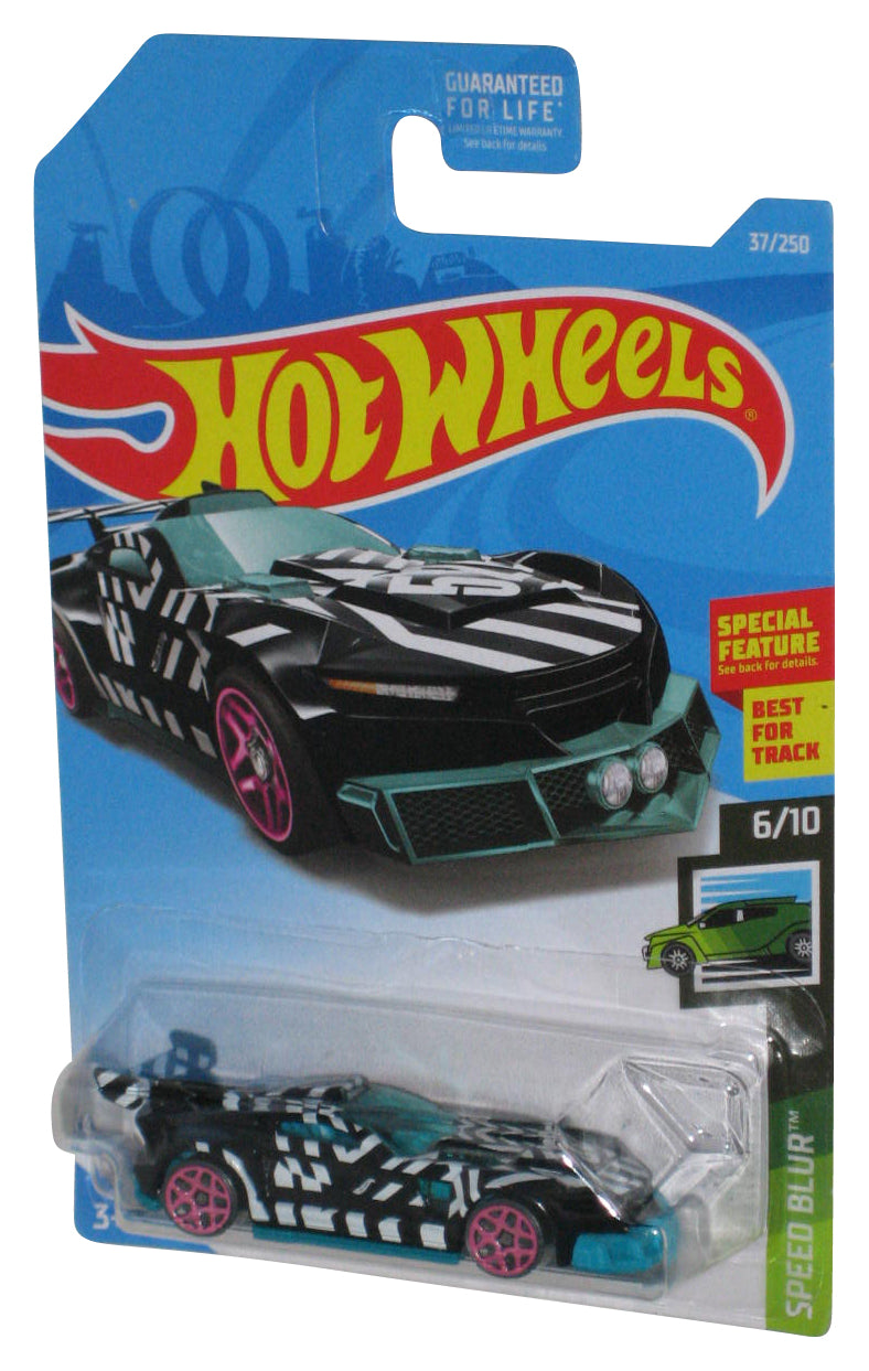 Hot Wheels Track Ripper (2017) Speed Blur 6/10 Teal & Black Toy Car 37/250