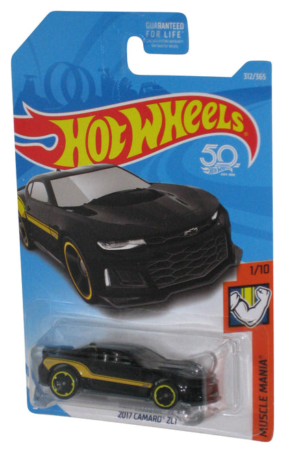 Hot Wheels Black Camaro ZL1 (2017) Muscle Mania 1/10 Toy Car 312/365