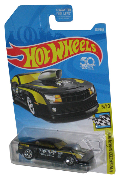 Hot Wheels HW Speed Graphicsc 5/10 (2017) '10 Pro Stock Camaro Black Moon Eyes Toy Car 202/365