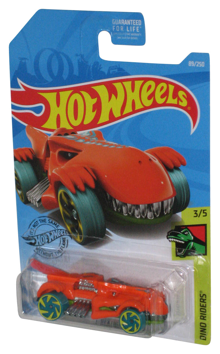 Hot Wheels Dino Riders 3/5 (2017) T-Rextroyer Orange Toy Car 89/250