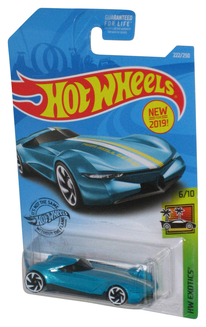 Hot Wheels HW Exotics (2019) Teal Twin Mill Gen-E Toy Car 222/250