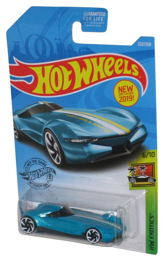 Hot Wheels HW Exotics (2019) Teal Twin Mill Gen-E Toy Car 222/250