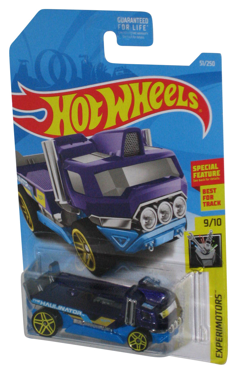 Hot Wheels Experimotors 9/10 (2017) The Haulinator Purple Toy Car 51/250