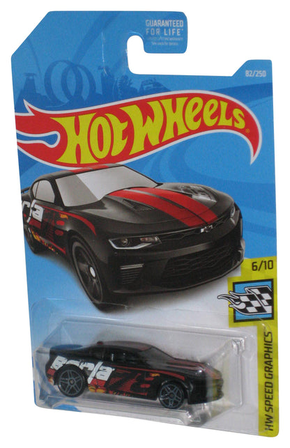 Hot Wheels HW Speed Graphics 6/10 (2017) '16 Camaro SS Black Toy Car 82/250