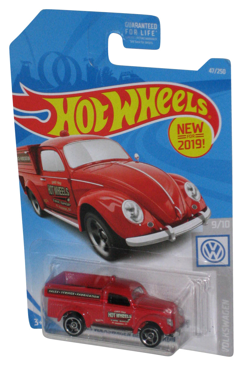 Hot Wheels '49 Volkswagen Beetle Pickup 9/10 (2019) Red Toy Car 47/250