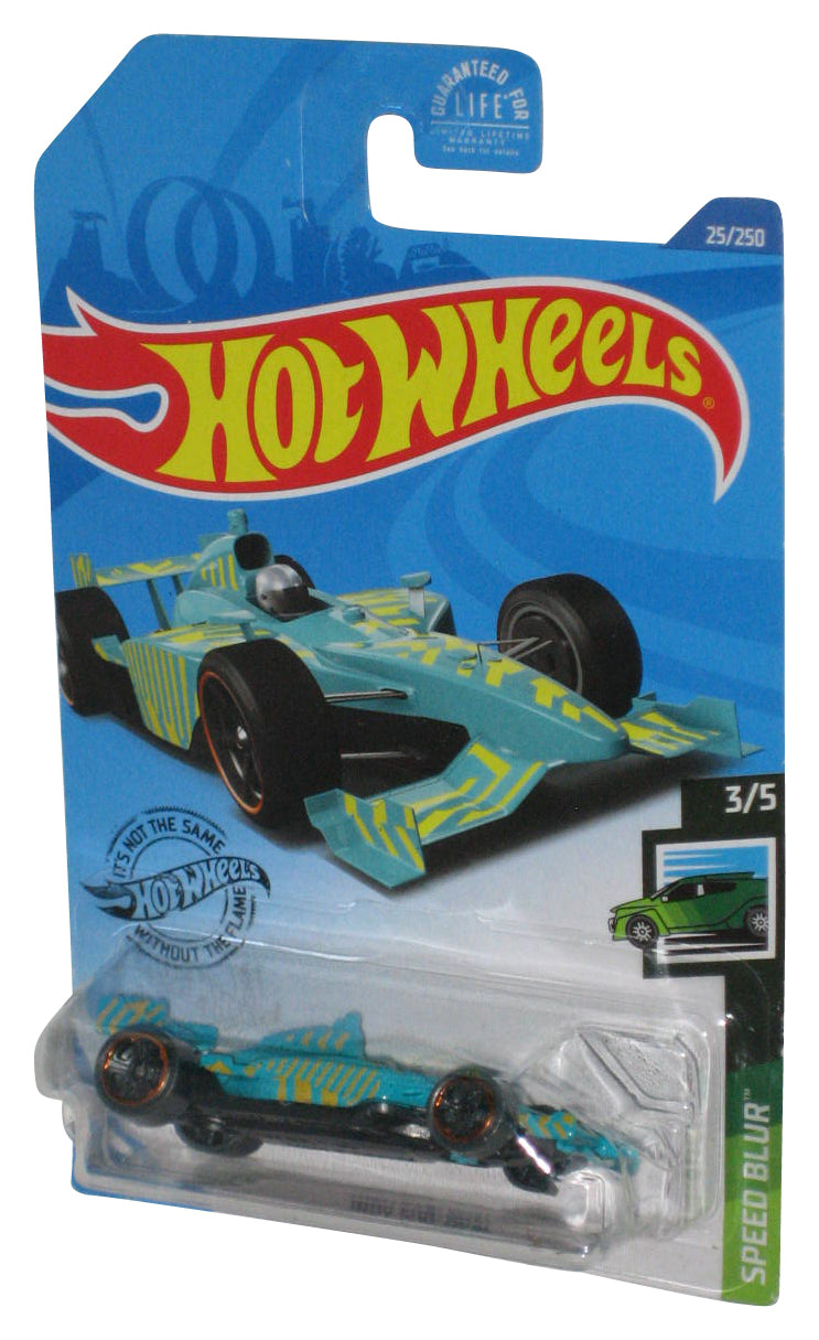 Hot Wheels Speed Blur 3/5 Indy 500 Oval (2017) Teal Toy Car 25/250