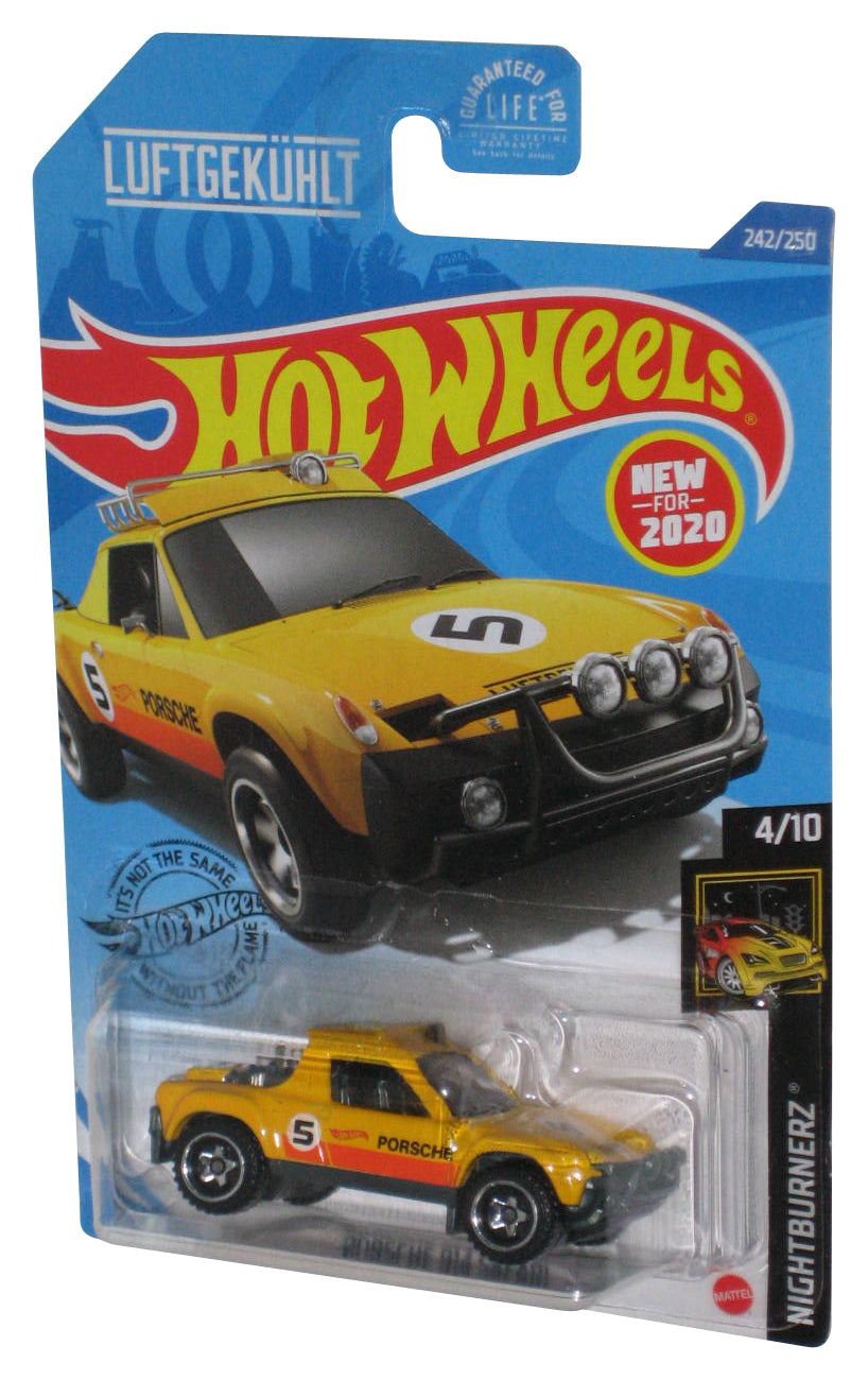 Hot Wheels Porsche 914 Safari (2020) Nightburnerz 4/10 Yellow Toy Car 242/250