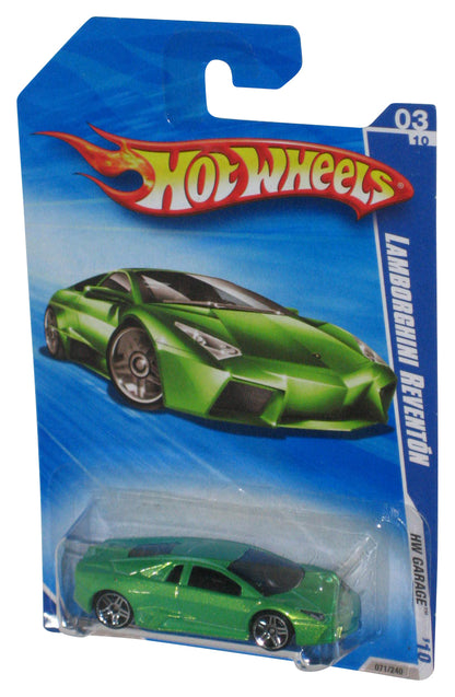 Hot Wheels HW Garage 3/10 (2009) Green Lamborghini Reventon Toy Car 071/240