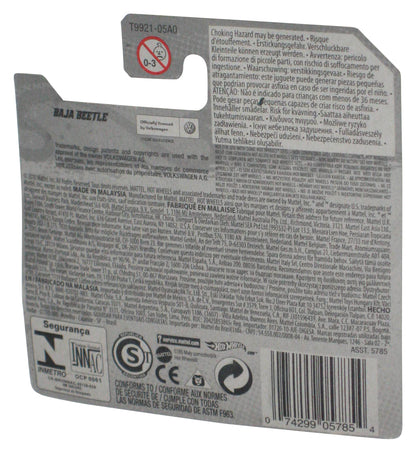 Hot Wheels Thrill Racers Jungle 4/6 (2010) Baja Beetle Toy Car 214/244 - (Short Card)