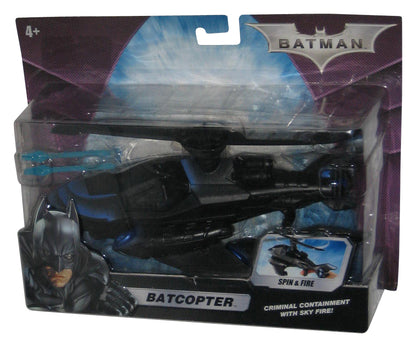 DC Comics Batman Dark Knight Batcopter Mattel Toy Vehicle w/ Spin & Fire