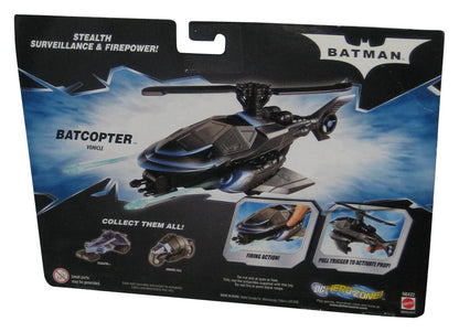 DC Comics Batman Dark Knight Batcopter Mattel Toy Vehicle w/ Spin & Fire