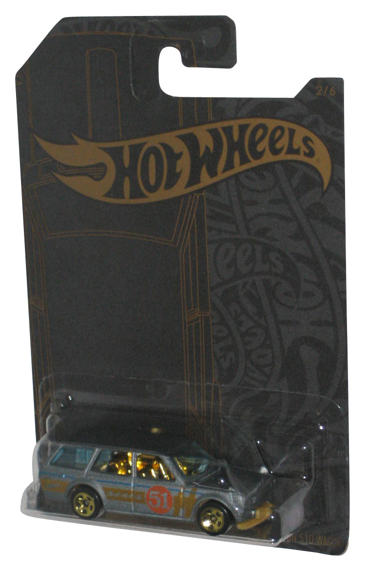 Hot Wheels '71 Datsun 510 Wagon (2018) Mattel Red Toy Car 2/6