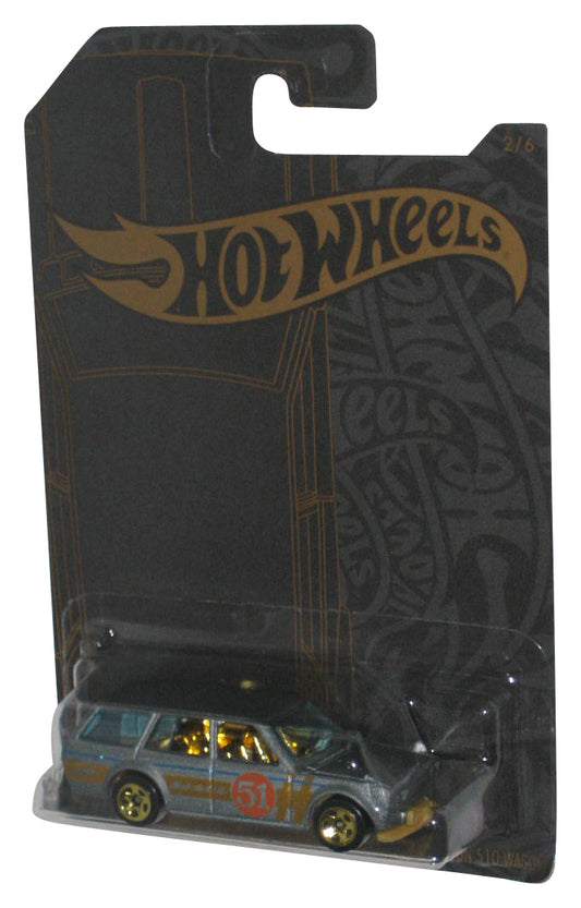 Hot Wheels '71 Datsun 510 Wagon (2018) Mattel Red Toy Car 2/6