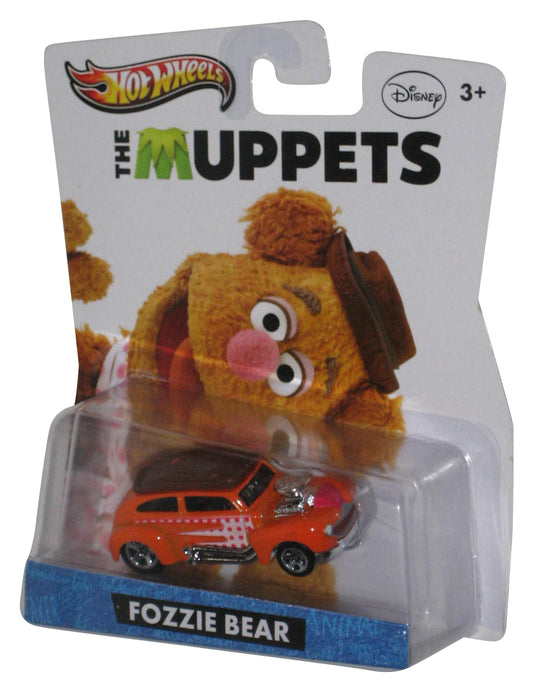 Disney The Muppets Hot Wheels (2012) Fozzie Bear Orange Toy Car