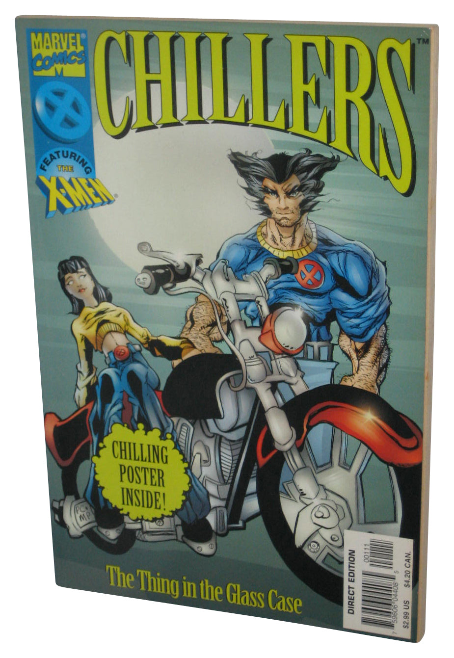 Marvel Chillers: The Thing in the Glass Case (2018) Paperback Book w/ Poster - (Featuring The X-Men)