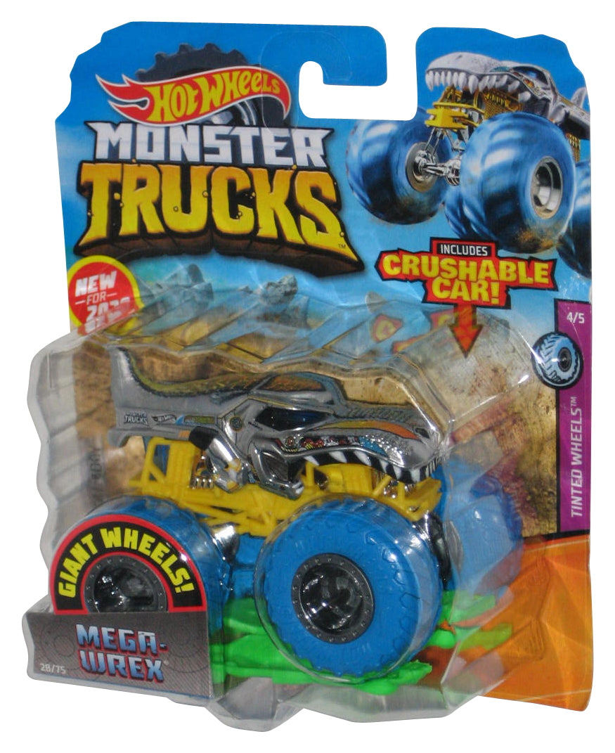 Hot Wheels Monster Trucks (2020) Tinted Wheels 4/5 Mega-Wrex 1:64 Toy Truck 28/75