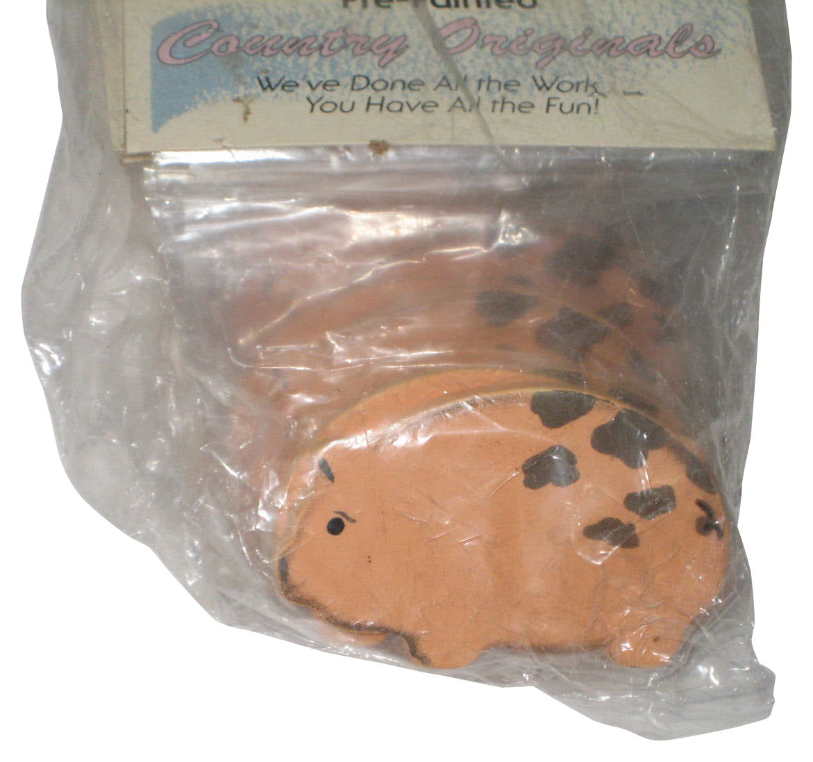 Country Originals Pre-Painted 2 1/2" - 3" Wood Cut Pig Pack Lot PCG531 - (2 Packs = 12 Pigs)