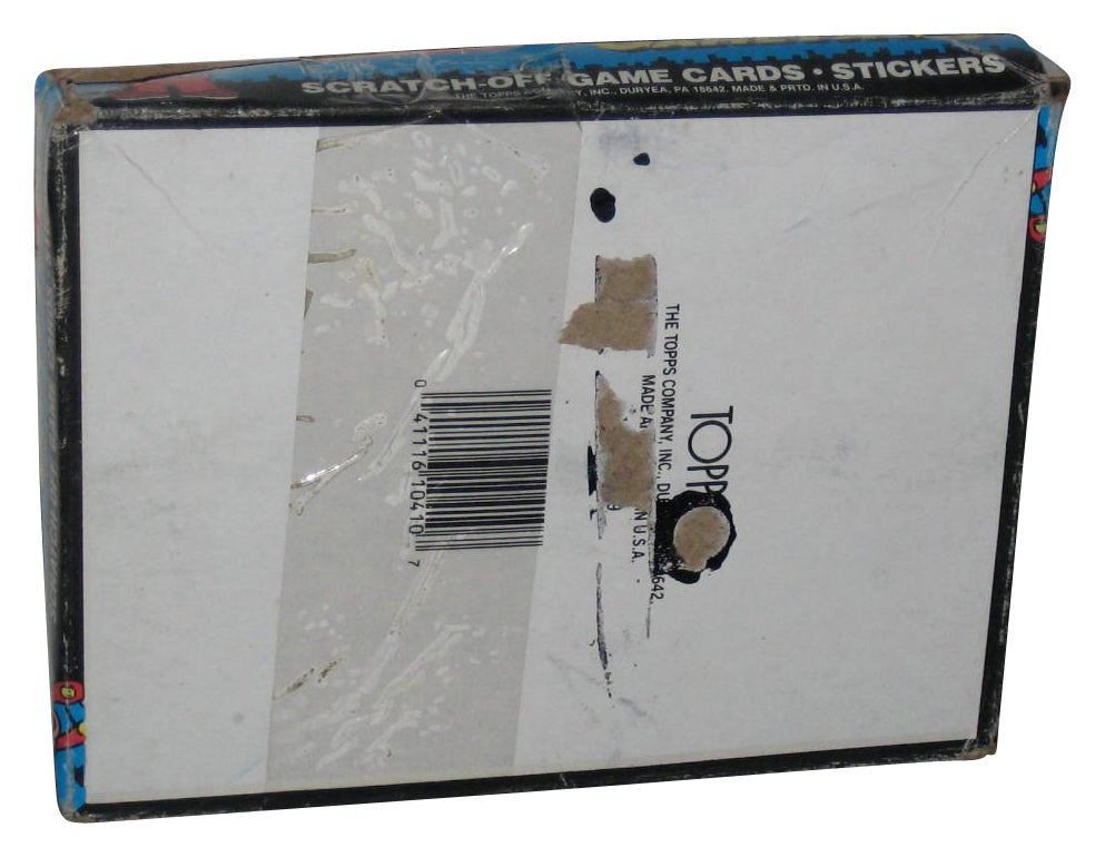 Nintendo Scratch Off Cards & Sticker (1998) Topps Damaged Game Box Only - (No Packs)