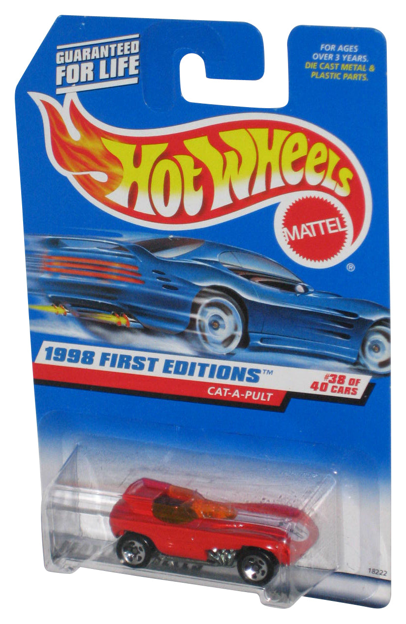 Hot Wheels 1998 First Editions 38/40 Red Cat-A-Pult Die-Cast Toy Car #681