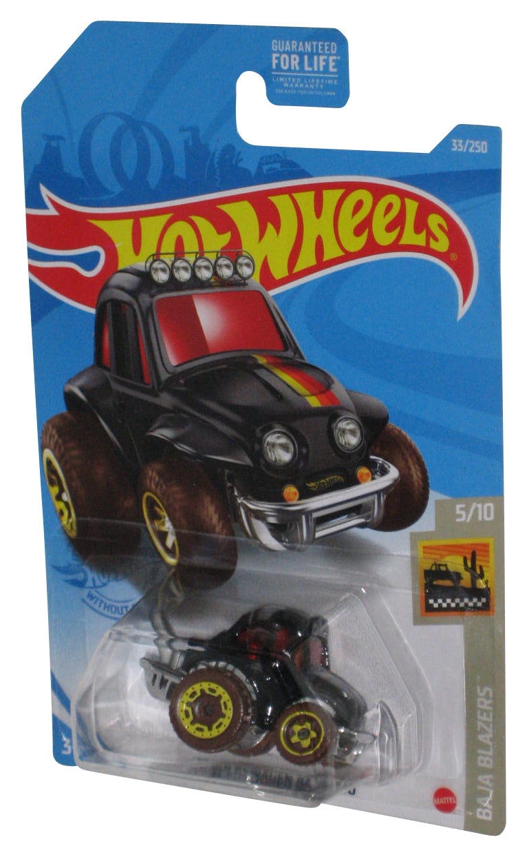 Hot Wheels Baja Blazers 5/10 (2020) Black '70 Volkswagen Bug Toy Car 33/250
