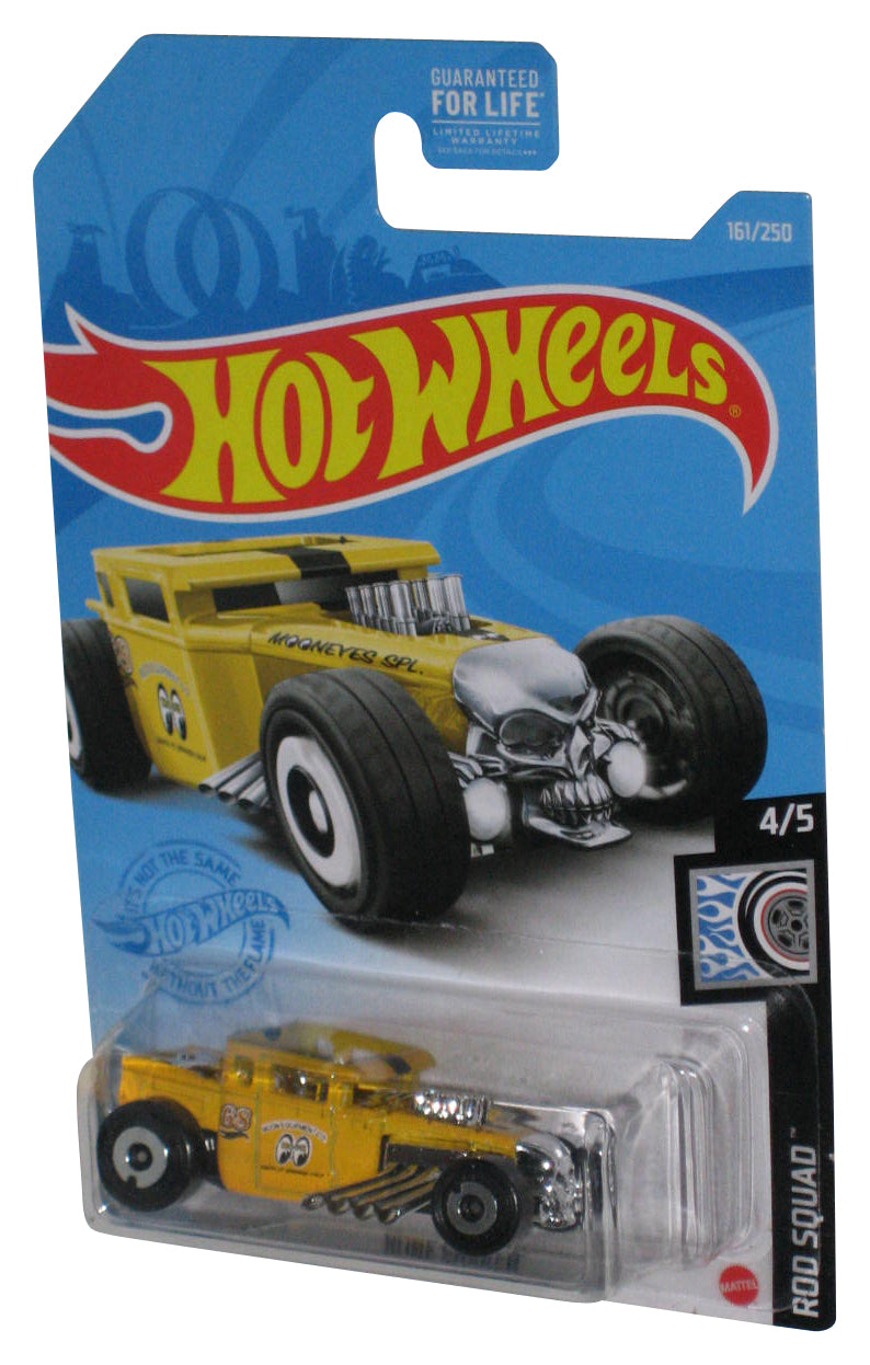 Hot Wheels Rod Squad 4/5 (2020) Yellow Bone Shaker Toy Car 161/250