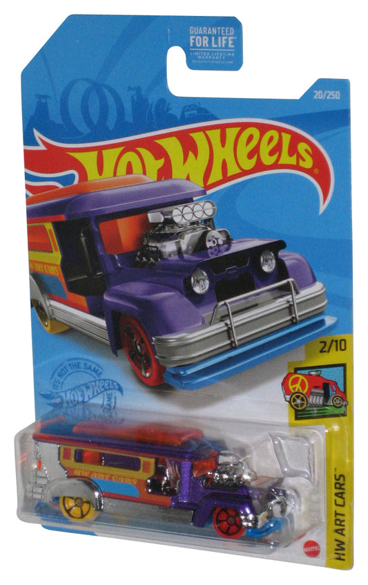 Hot Wheels HW Art 2/10 Purple Road Bandit (2020) Toy Car 20/250 - (Cracked Plastic)