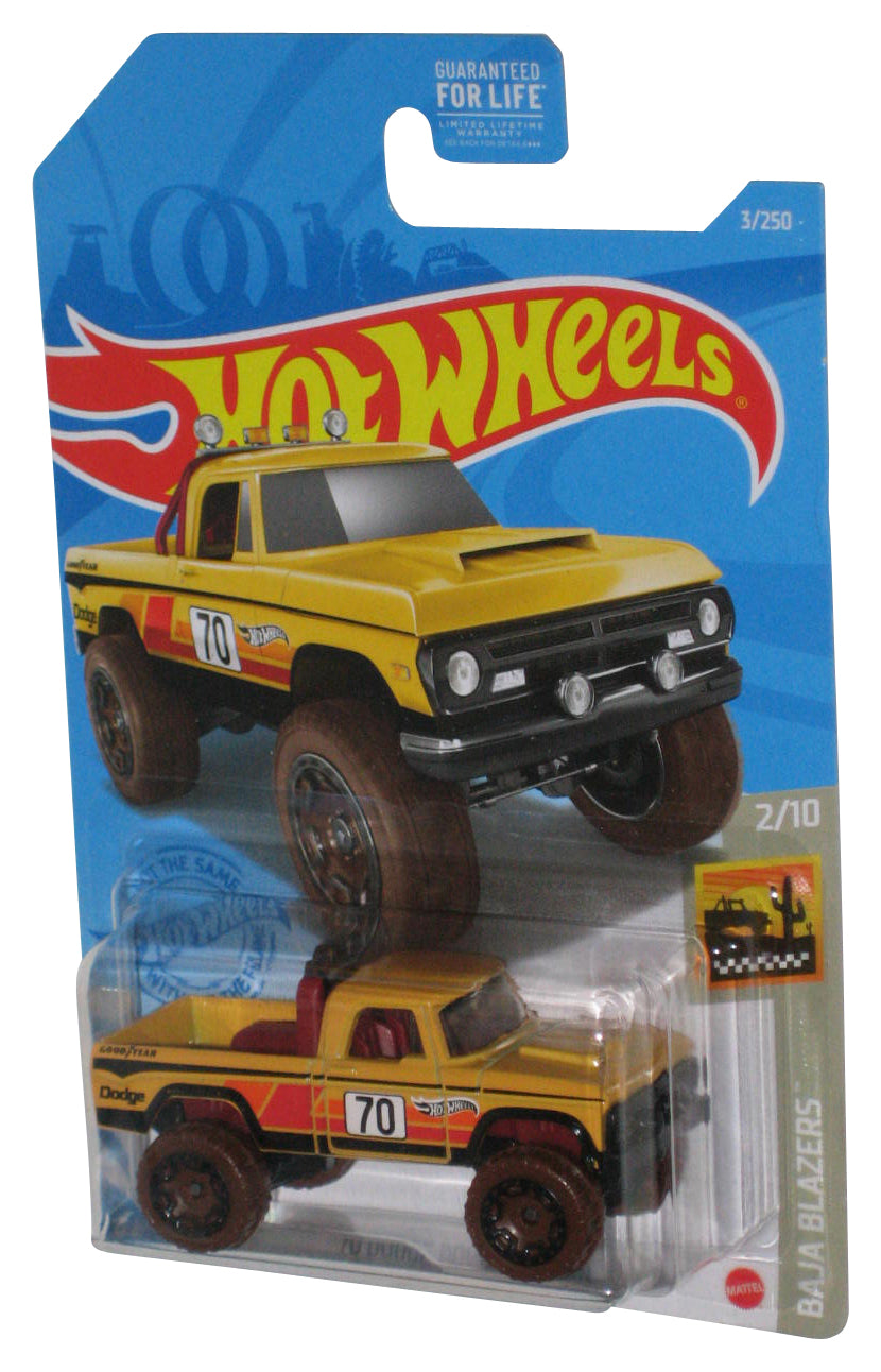 Hot Wheels Baja Blazers 2/10 (2020) Yellow '70 Dodge Power Wagon Toy 3/250