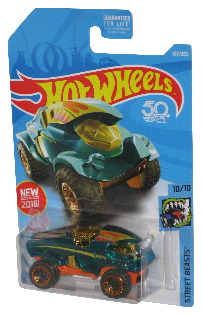 Hot Wheels HW Trucks 2/10 (2020) Orange Chevy Silverado Off Road Toy Truck 185/250 - (Cracked Plastic)