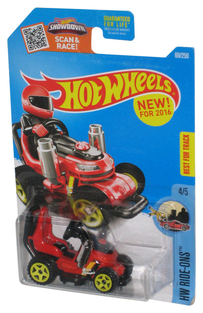 Hot Wheels HW Ride-Ons 4/5 (2016) Red Grass Chomper Toy Car 69/250