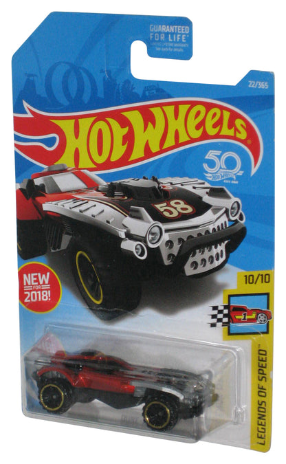 Hot Wheels Legends of Speed 10/10 (2018) Red Dune-A-Soar Toy Car 22/365