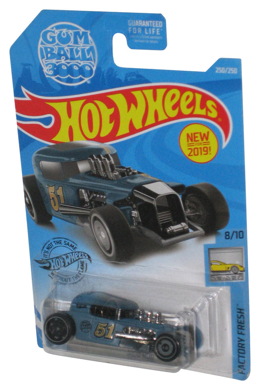 Hot Wheels Factory Fresh 8/10 (2019) Blue Mod Rod Toy Car 250/250