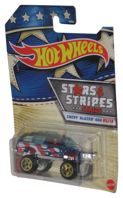 Hot Wheels Stars & Stripes (2019) Chevy Blazer 4X4 Toy Car 5/10