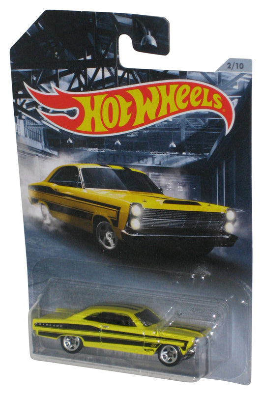 Hot Wheels (2018) Yellow '66 Ford 427 Fairlane Toy Car 2/10