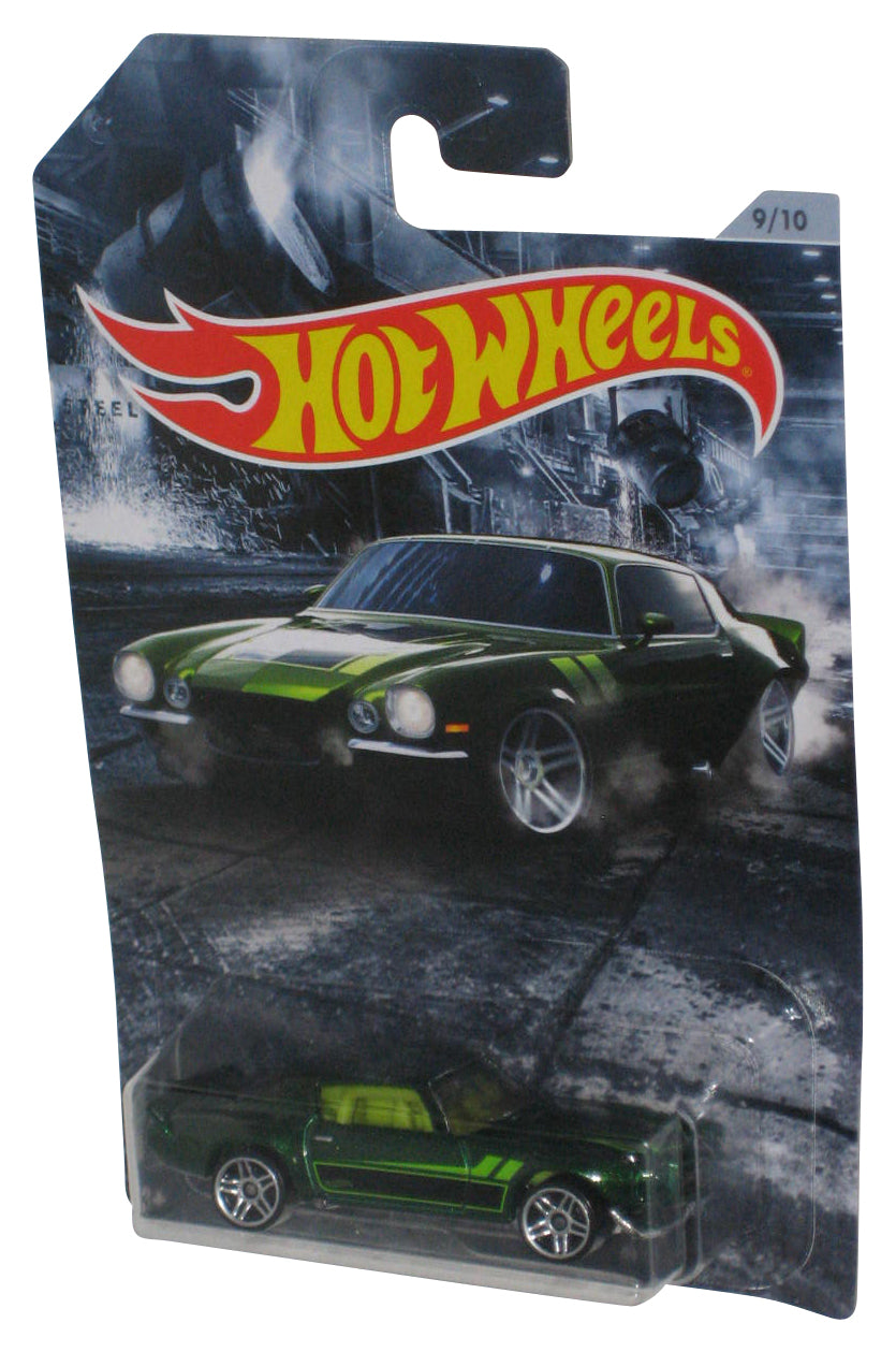 Hot Wheels American Steel (2018) Green '70 Camaro Muscle Toy Car 9/10