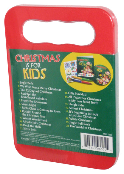 Christmas Is For Kids Activity Kit - (Music CD + Stickers + Crayons & Coloring Book)