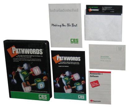 Pathwords (1984) CBS Software Commodore Music Video Game