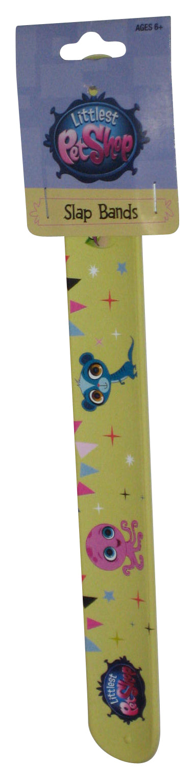 Littlest Pet Shop Bullsi Toy (2016) Hasbro Yellow Slap Band