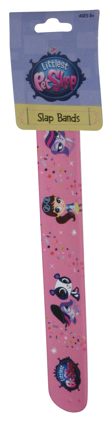Littlest Pet Shop Bullsi Toy (2016) Hasbro Pink Slap Band