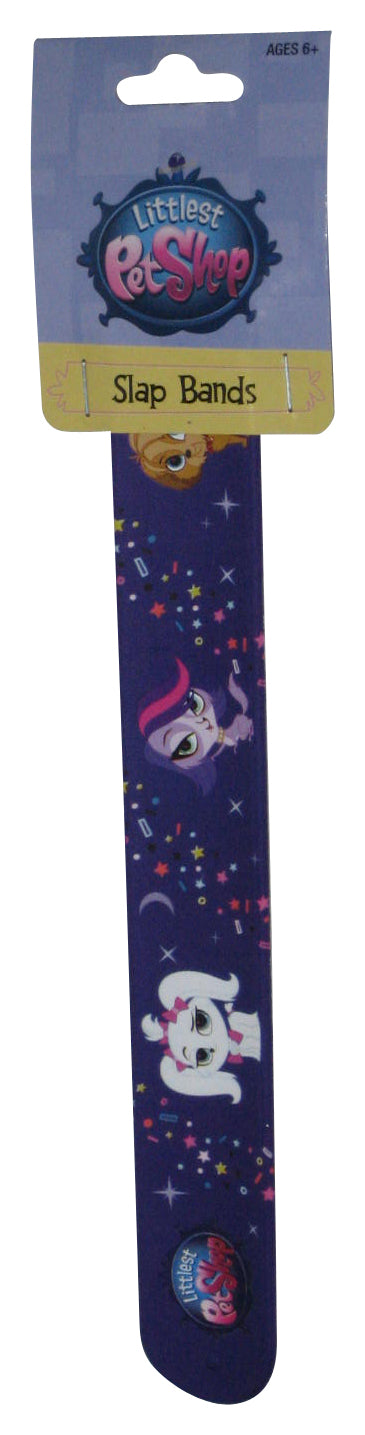 Littlest Pet Shop Bullsi Toy (2016) Hasbro Dark Purple Slap Band