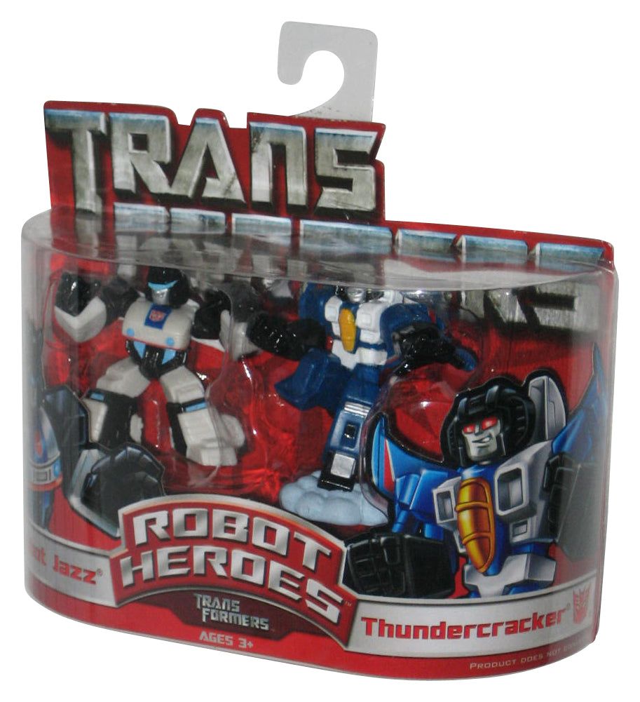 Transformers Robot Heroes (2006) Hasbro Jazz and Thundercracker Figure Set