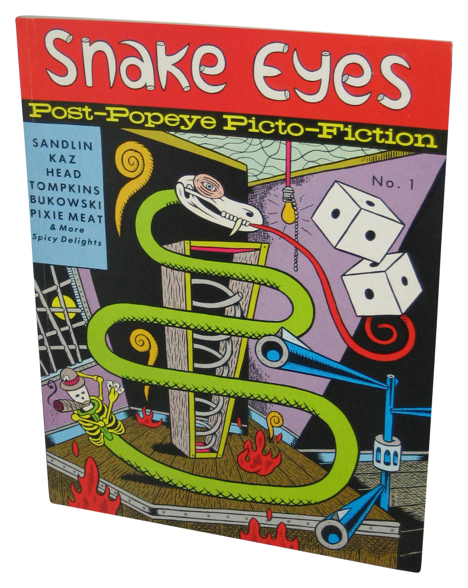 Snake Eyes Post-Popeye Picto-Fiction (1990) Paperback Book