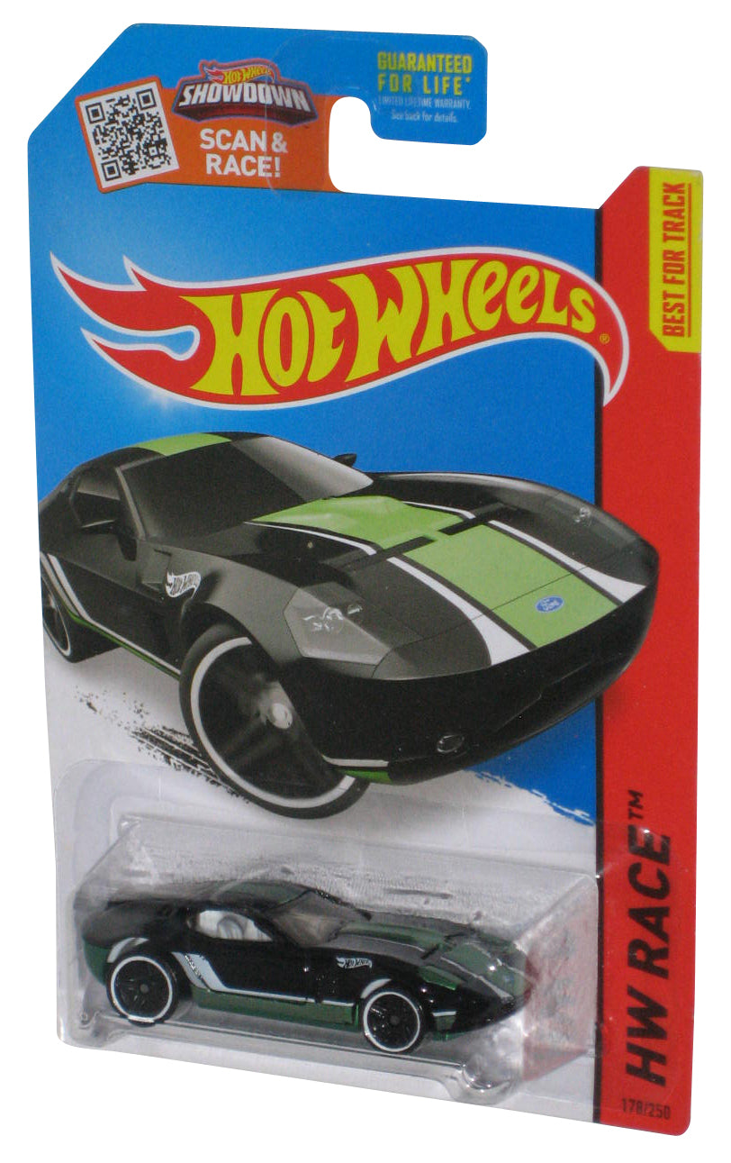 Hot Wheels HW Race Black & Green Ford Shelby GR-1 Concept Toy Car 178/250