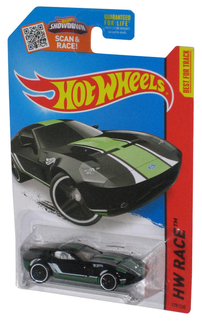 Hot Wheels HW Race Black & Green Ford Shelby GR-1 Concept Toy Car 178/250