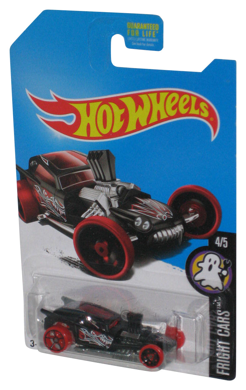 Hot Wheels Fright Cars (2015) Black Fangula Toy Car 4/5