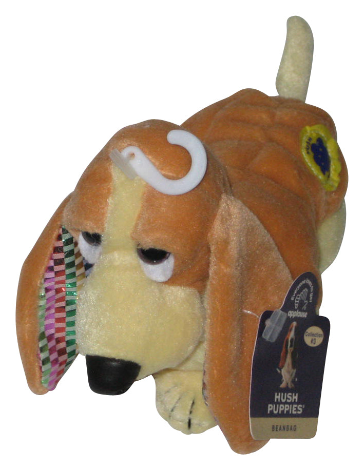 Hush Puppies Applause Orange & Yellow Dog Bean Bag Plush