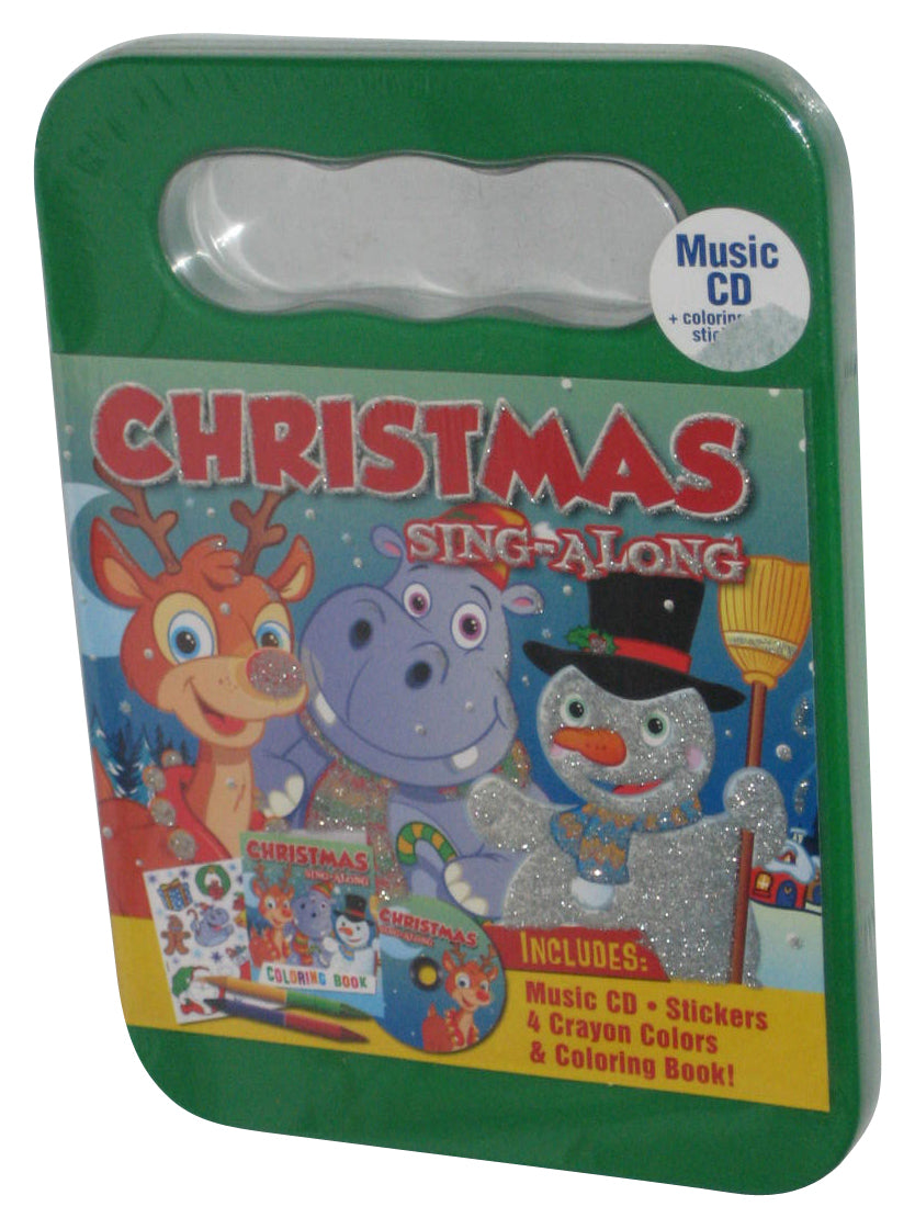 Christmas Sing-Along Kids Activity Kit - (Music CD + Stickers + Crayons & Coloring Book)