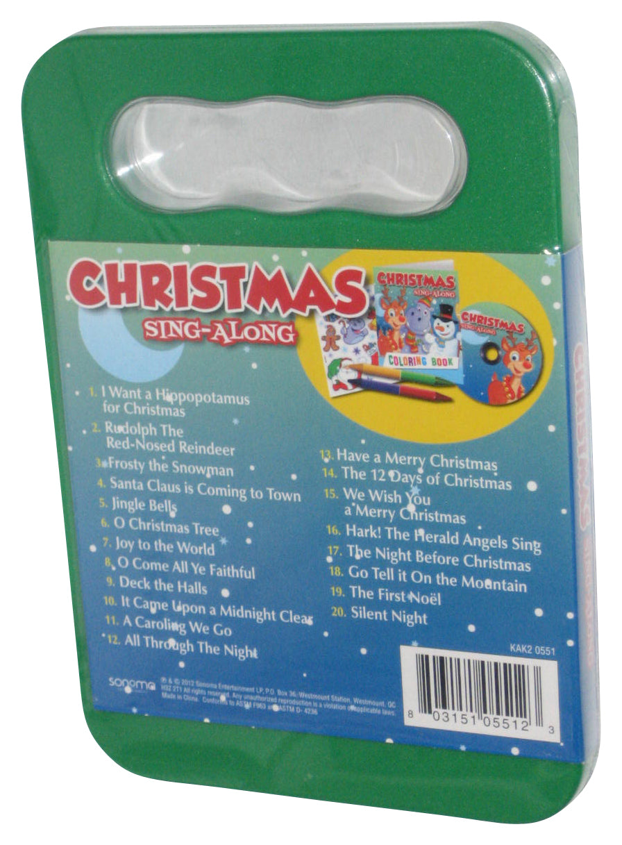 Christmas Sing-Along Kids Activity Kit - (Music CD + Stickers + Crayons & Coloring Book)