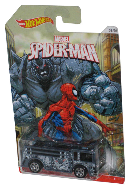 Marvel Spider-Man Fire-Eater (2013) Mattel Die-Cast Toy Car 06/08