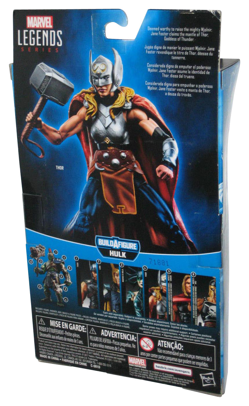 Marvel Legends Thor (2017) Hasbro Jane Foster 6-Inch Figure - (Build A Hulk Series)