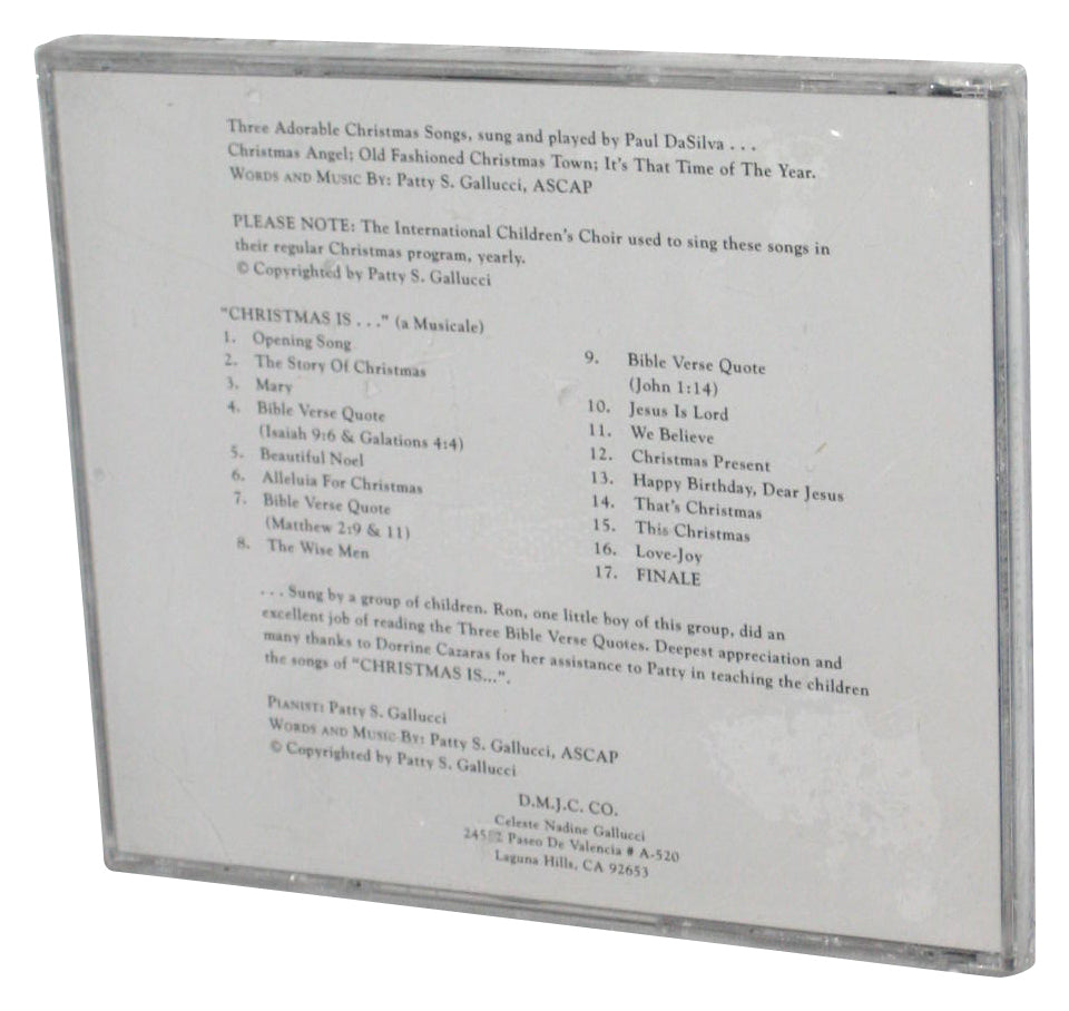 Paul Da Silva Special Christmas Songs Patty Audio Music CD